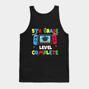 5Th Grade Level Complete Graduation Class Of 2024 Boys Gamer Tank Top